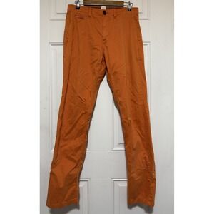 Men's Gap Lived-In Slim Orange Chinos Size 32X34